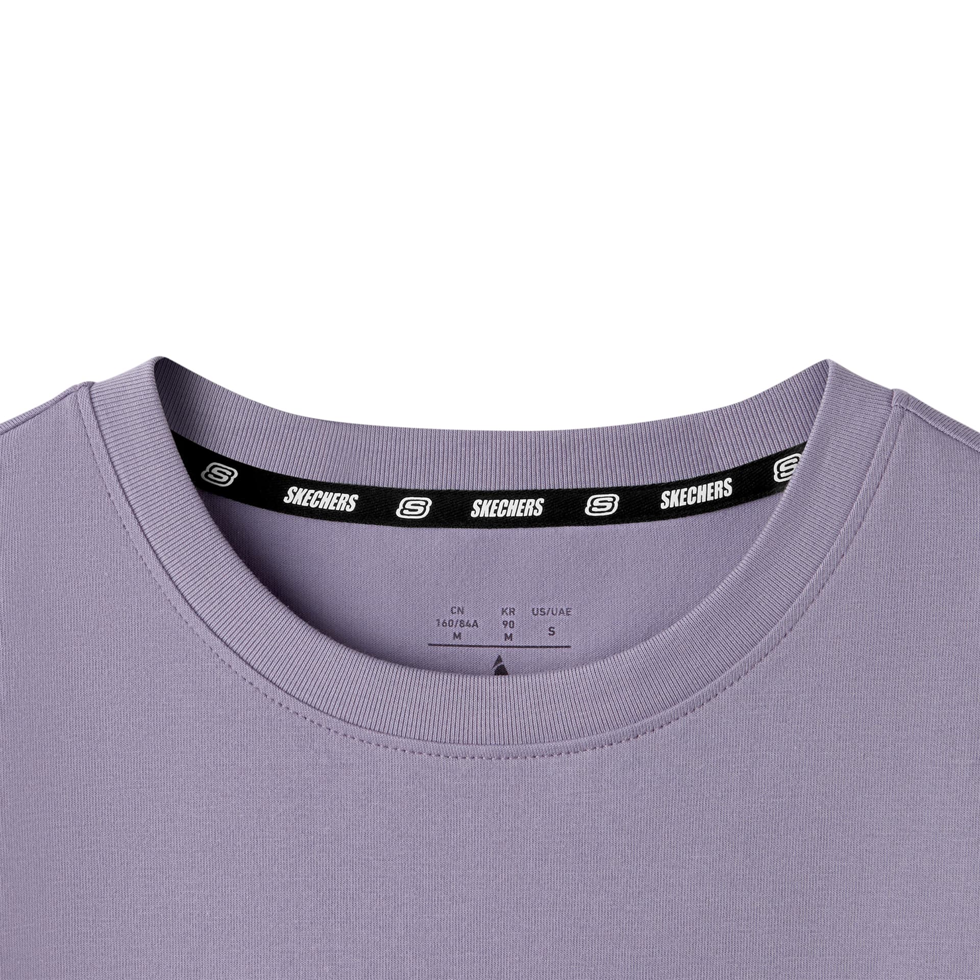 Футболка Skechers T-Shirt Женская Темно-фиолетовая Серый - изображение 4