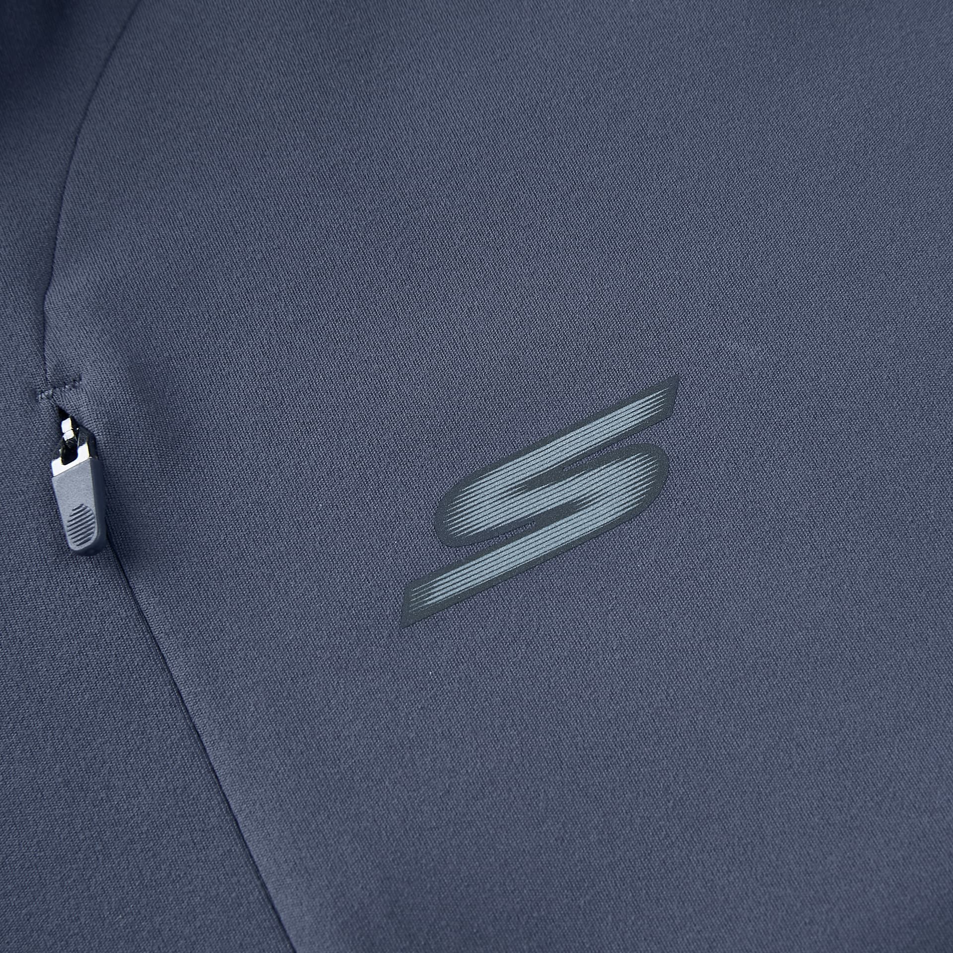 Футболка Skechers Comfortable Sports Collection T-Shirt Мужской Ночной Синий Серый - изображение 5