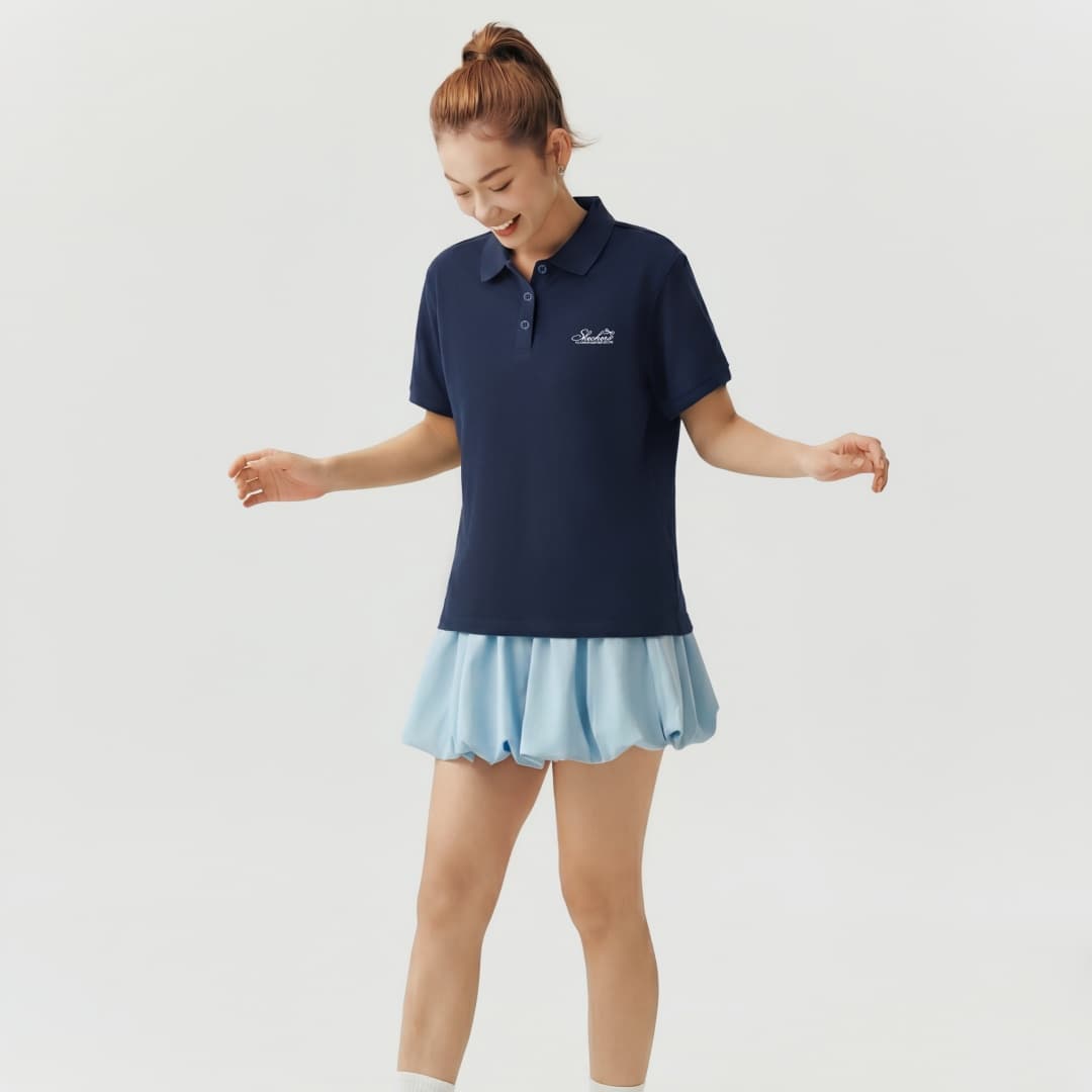Skechers Marine Коллегиальный синий 02MZ Женская Поло - изображение 5