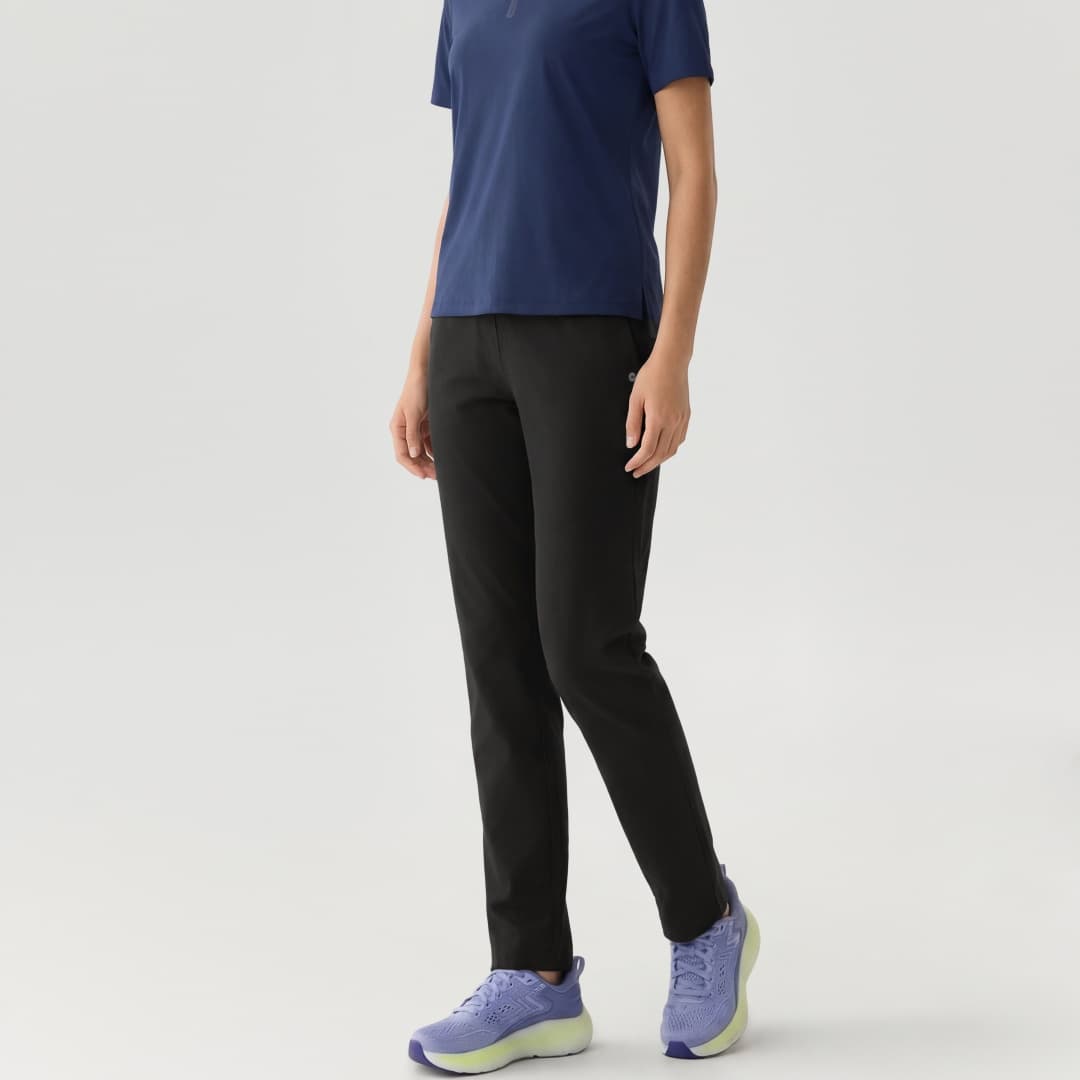 Штаны Skechers Повседневные брюки Женские Черный - изображение 4