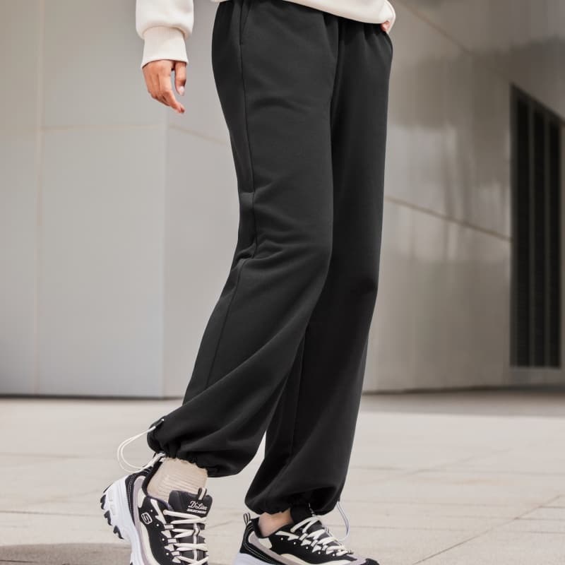 Штаны Skechers Угольный черный 0018 Женские Повседневные Брюки - изображение 5