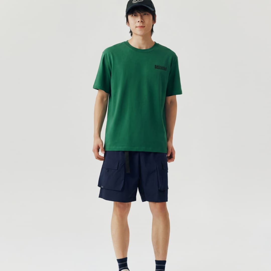 Футболка Skechers Evergreen 001Z Унисекс T-рубашки - изображение 4
