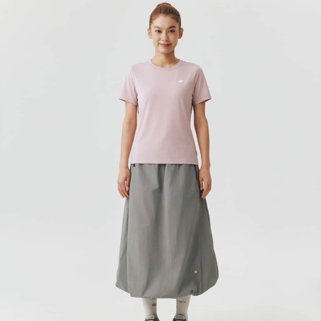 Футболка Skechers Светло-фиолетовый Roland 02J2 Женские T-рубашки - изображение 7