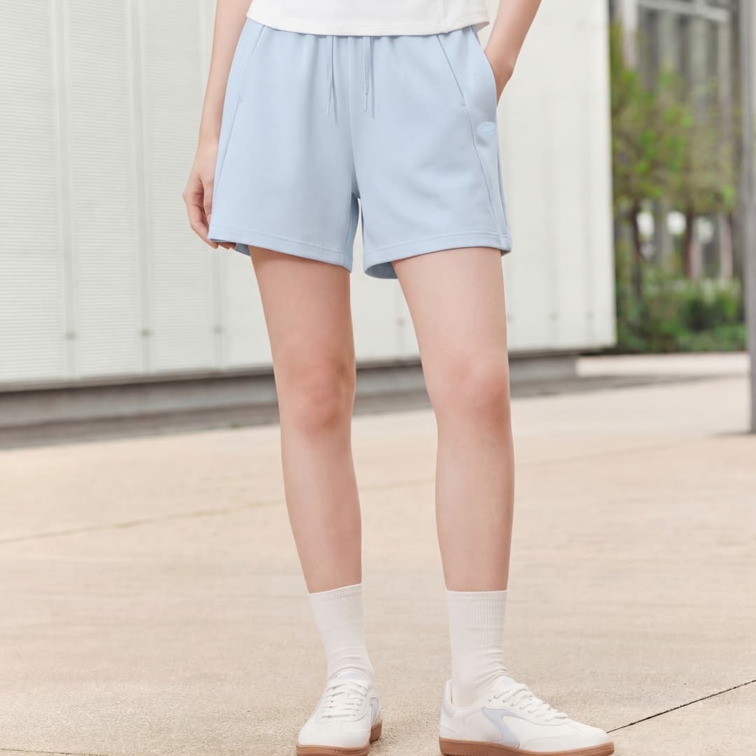 Шорты Skechers Braised Сера Синий 026P Женские Повседневные шорты - изображение 5