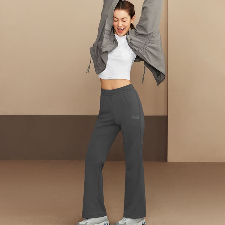 Штаны Skechers Повседневные штаны женские цвет устричный черный - изображение 4