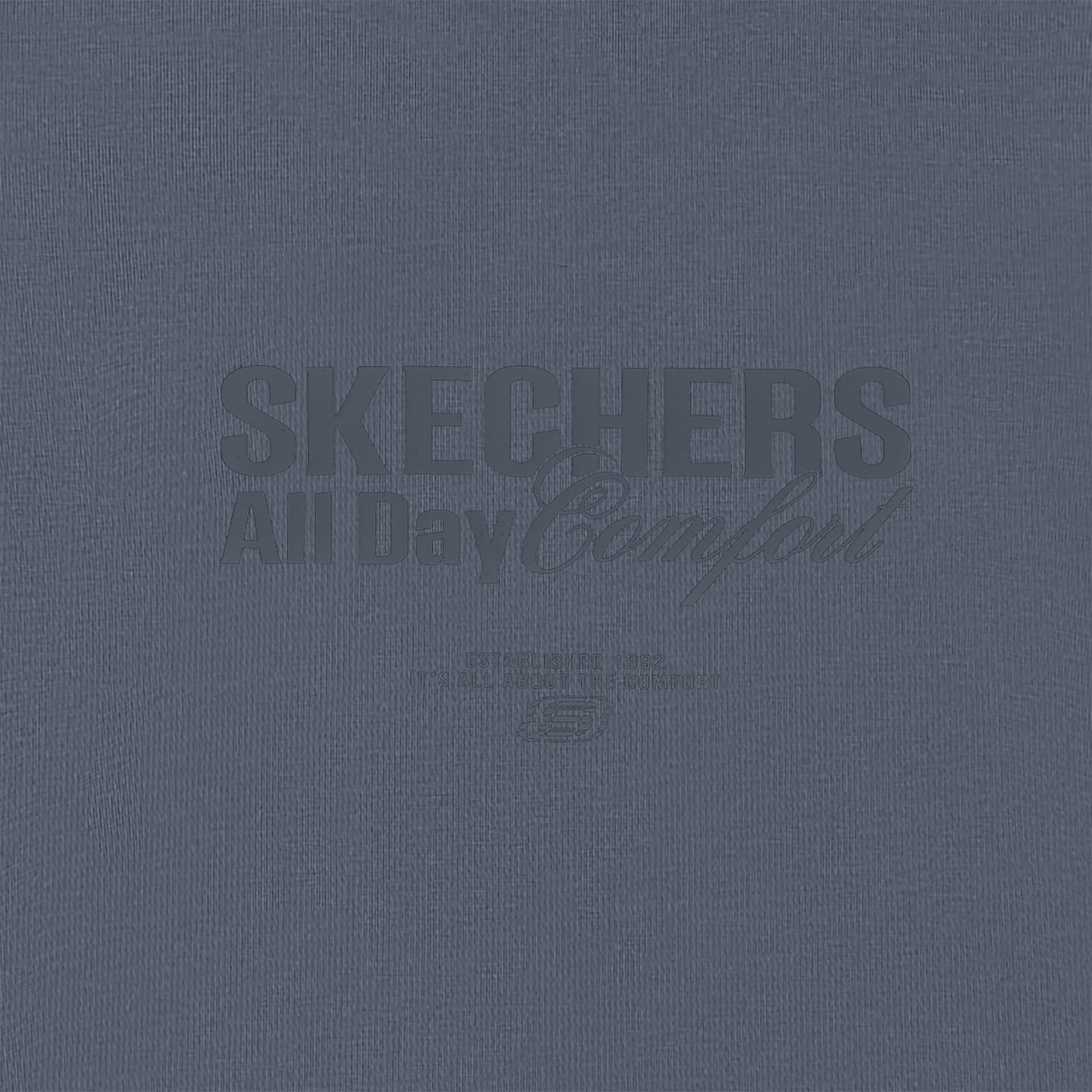 Футболка Skechers Серый Odyssey 026R Мужская T-Рубашка - изображение 4