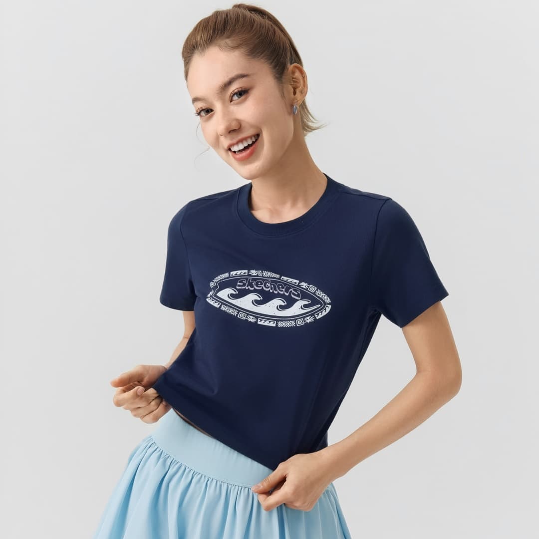 Skechers Быстросохнущие T-рубашки Женские - изображение 4