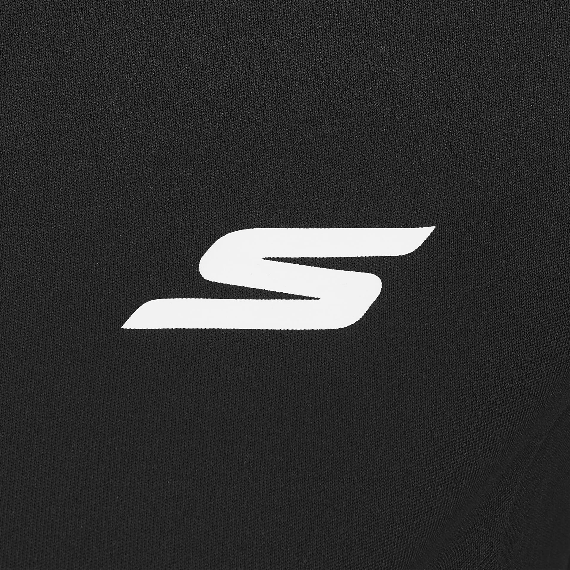 Футболка Skechers T-Shirt Женская Угольный Черный - изображение 8