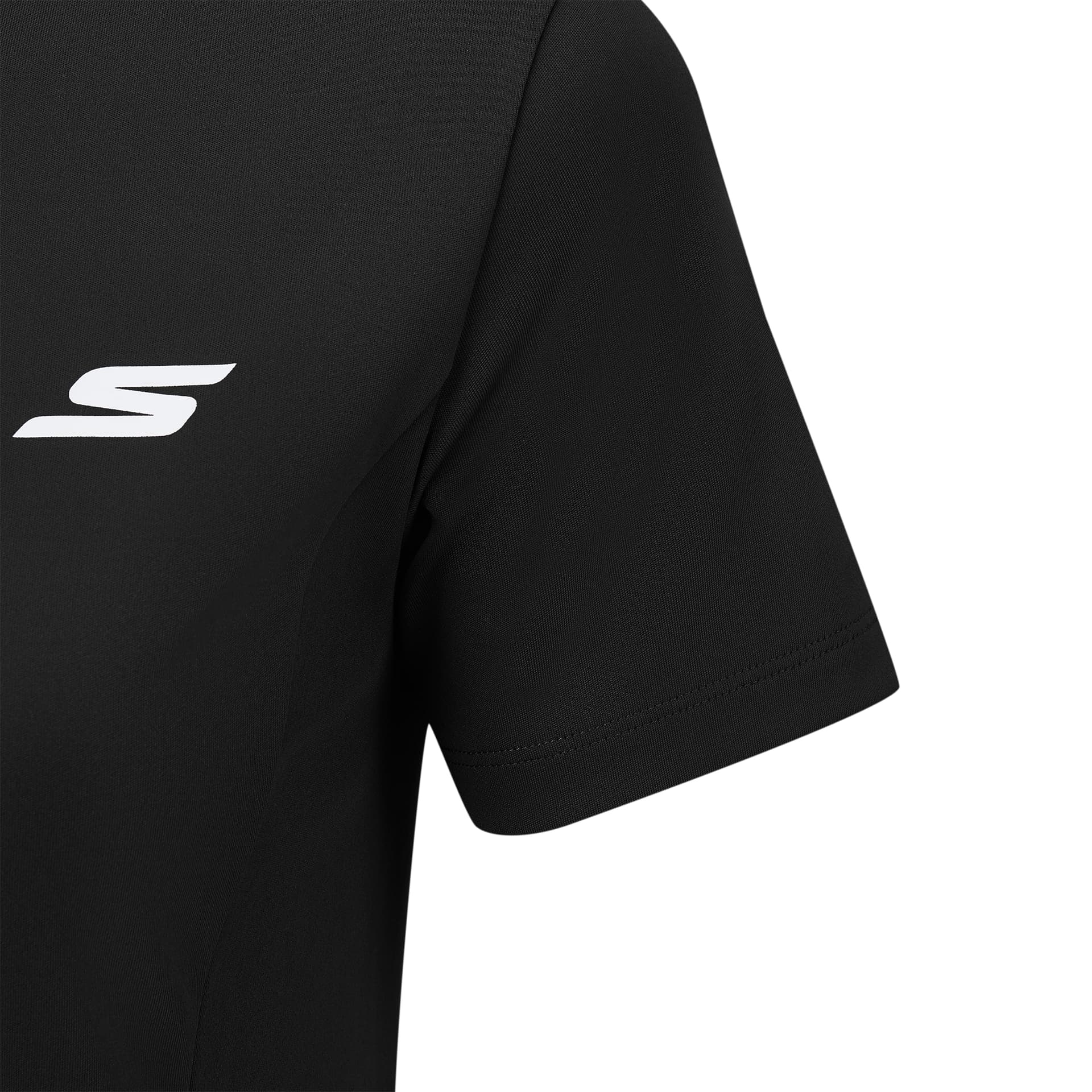 Футболка Skechers T-Shirt Женская Угольный Черный - изображение 7