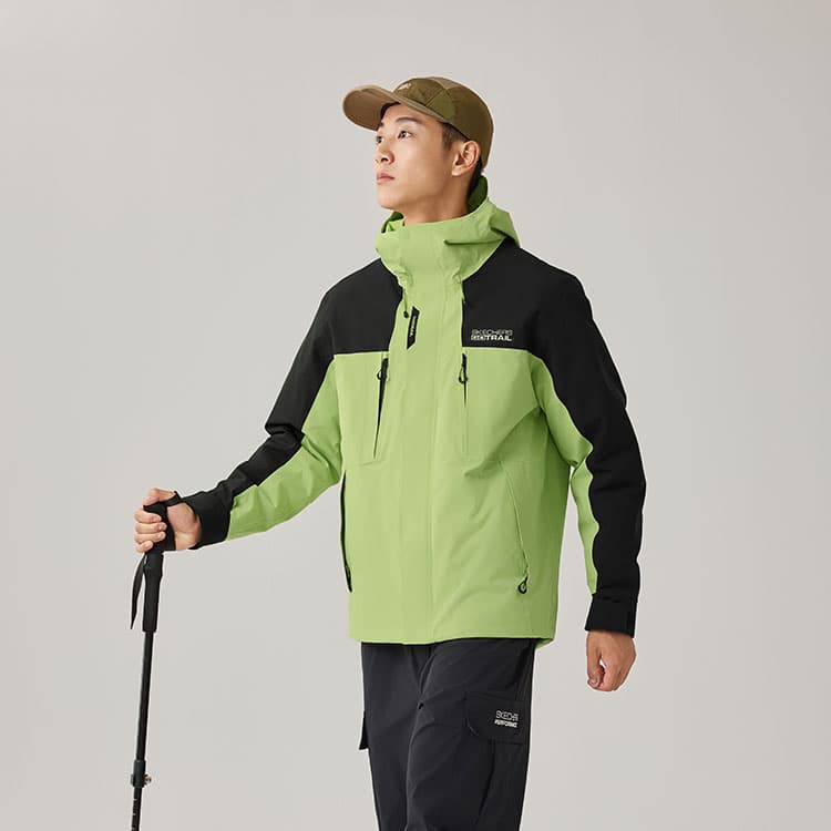 Демисезонная куртка Skechers Wilderness Outdoor Collection Водонепроницаемый и Дышащий Ветровка Мужская - изображение 3