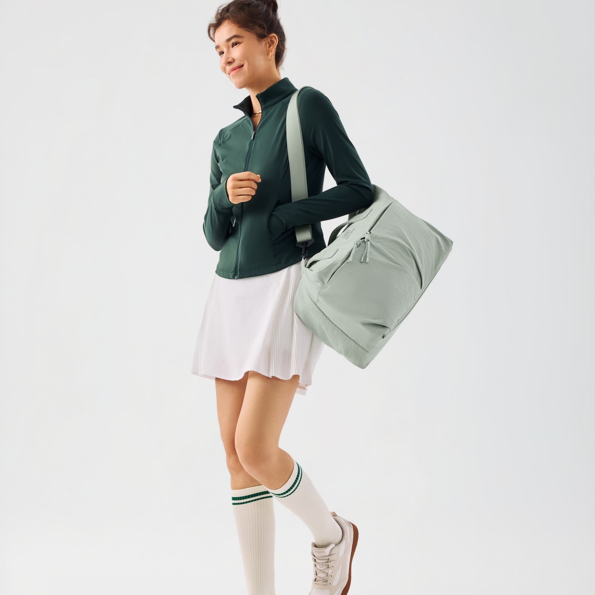 Спортивная сумка Skechers Спортивные сумки Освежающий вариант Мох Серый Унисекс - изображение 5