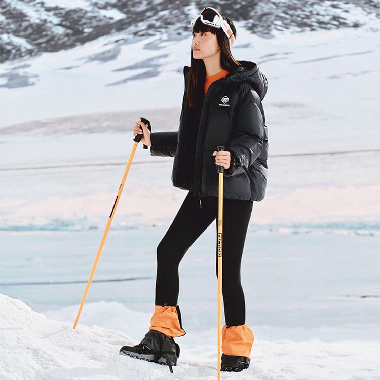 Пуховик Skechers Пуховик Женский Углеродный Черный - изображение 6