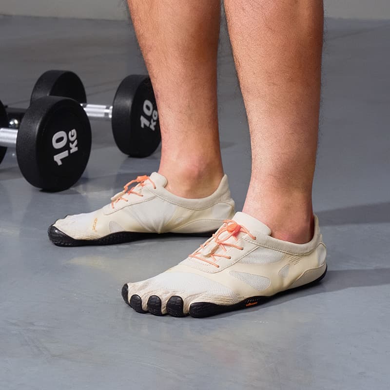 Кроссовки Vibram KSO EVO Low Top Тренировочные кроссовки Женские Айвори Белый - изображение 5