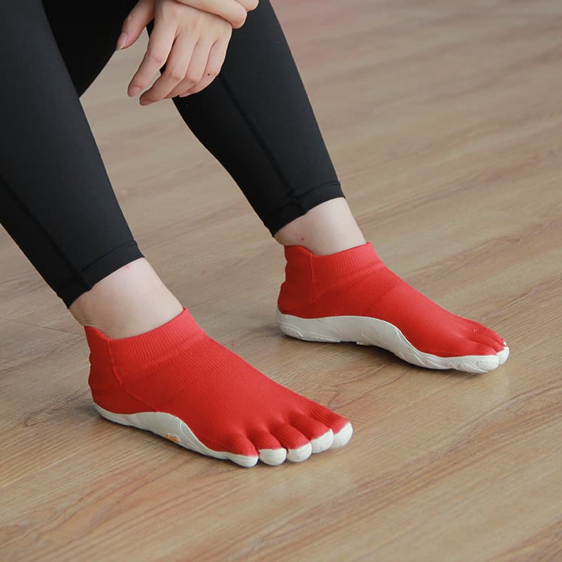 Кроссовки для спортзала Vibram Противоскользящие Поддерживающие Легкие Быстросохнущие MID Кроссовки для тренировок Мужские Красные - изображение 4
