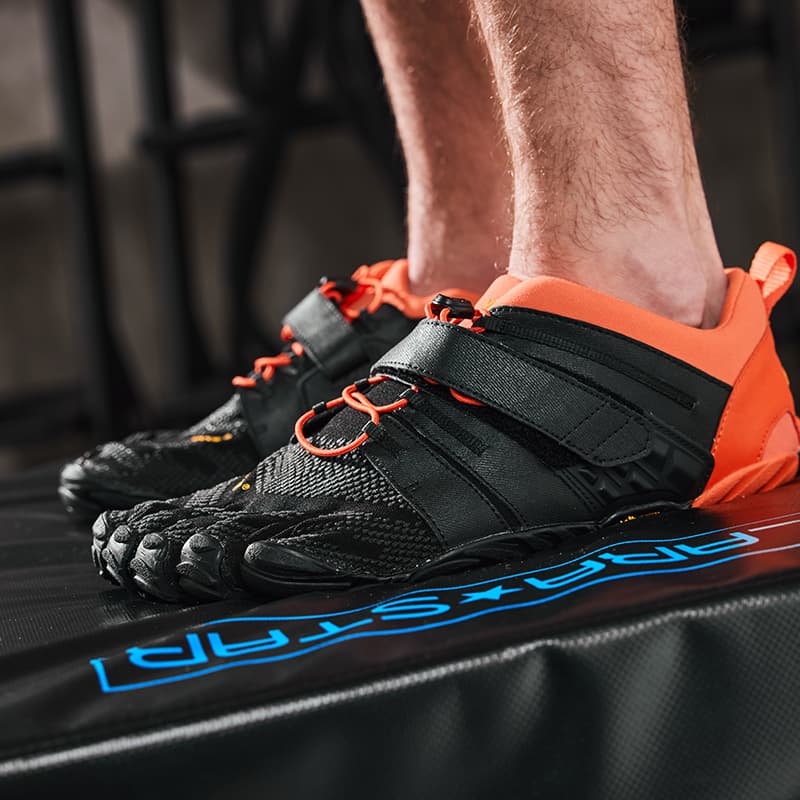 Кроссовки для спортзала Vibram Barefoot Black Orange - изображение 5
