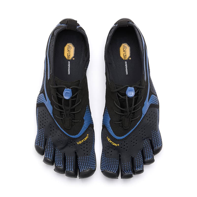 Кроссовки Vibram V Run Износостойкие Дышащие Легкие Кроссовки для тренировок Мужские Черные Синие - изображение 4