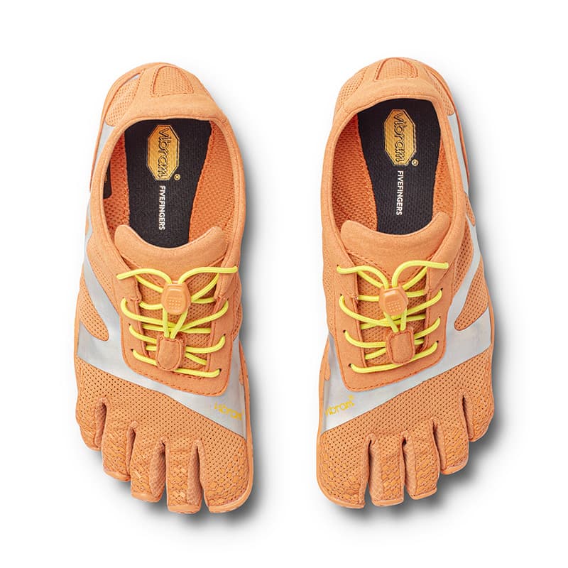 Кроссовки Vibram KSO EVO Износостойкие Дышащие и Быстросохнущие Низкие Кроссовки для Тренировок Женские Оранжевые - изображение 3