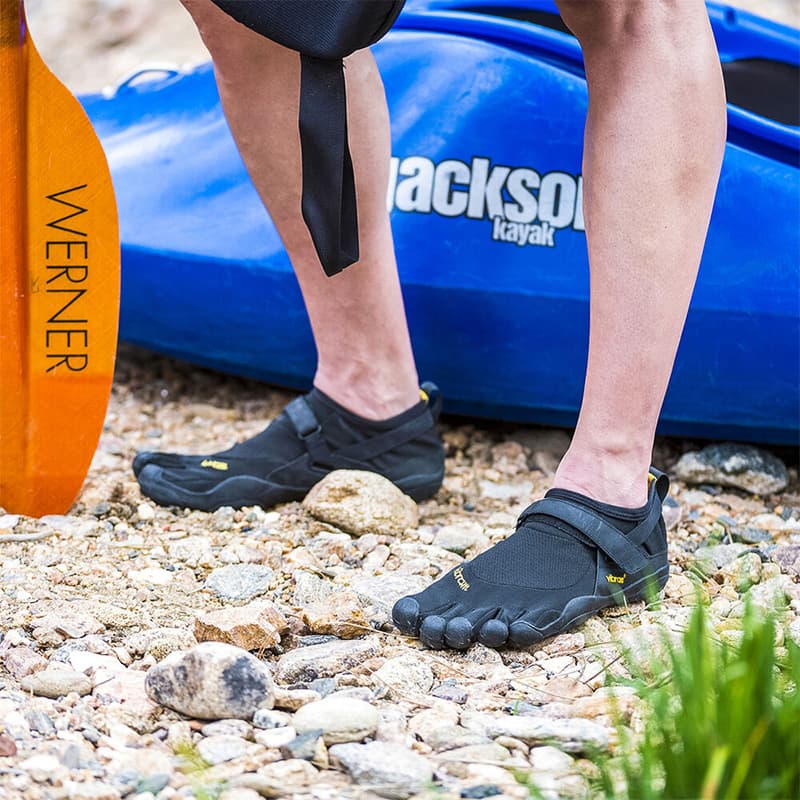 Кроссовки Vibram KSO противоскользящие поддержка легкие низкий топ кроссовки для тренировок мужские черные - изображение 5