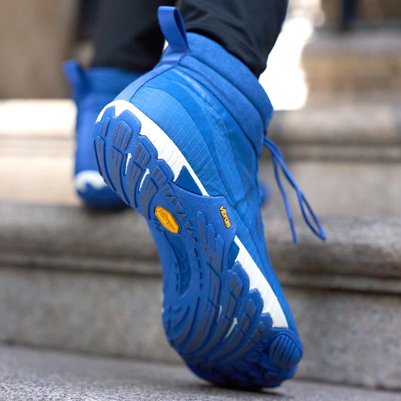 Кроссовки для спортзала Vibram ROADCOZY FIVE Fingers Обувь Дышащая и Легкая Высокие Кроссовки для тренировок Мужские Синие - изображение 7