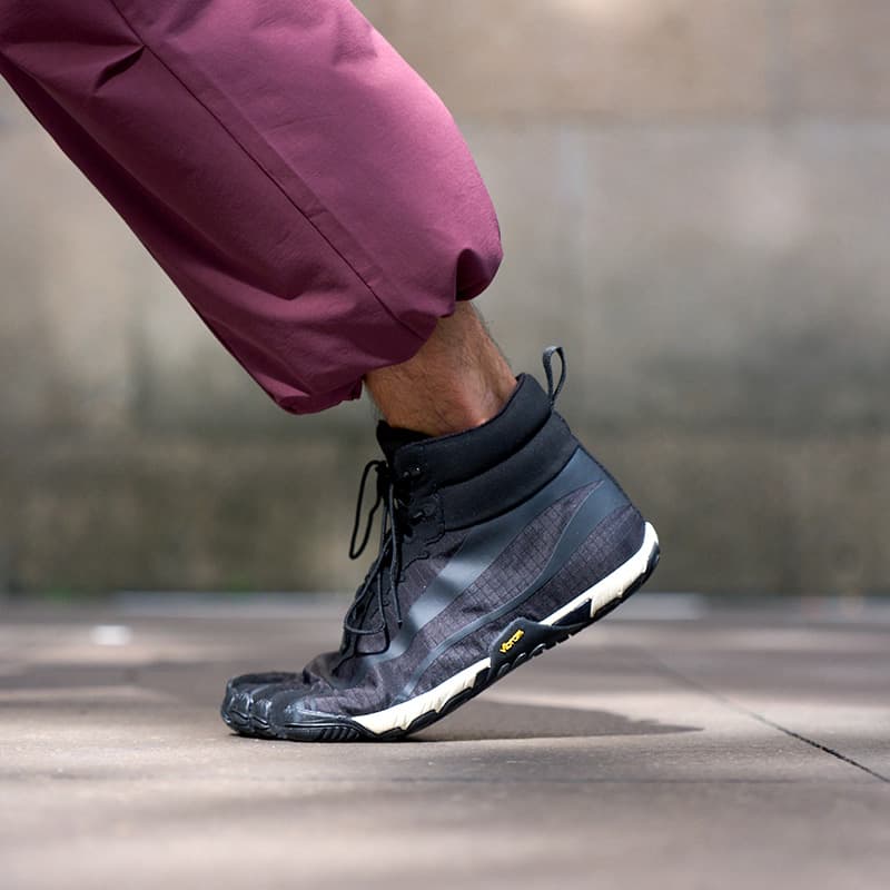 Кроссовки для спортзала Vibram ROADCOZY FIVE Fingers Обувь Дышащая и Легкая Высокие Кроссовки для тренировок Мужские Черные - изображение 5