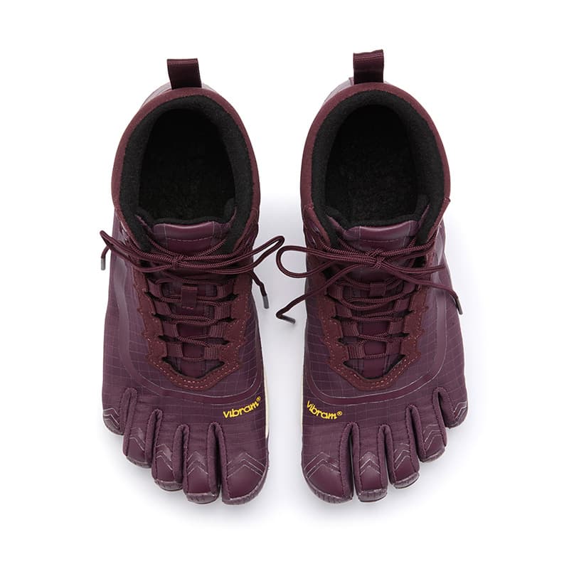 Кроссовки для спортзала Vibram ROADCOZY FIVE Fingers Обувь Дышащая и Легкая Высокие Кроссовки для тренировок Женские Фиолетовые - изображение 4