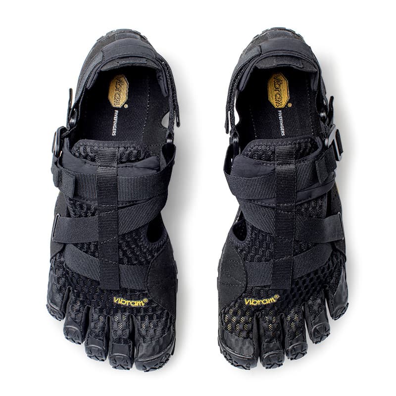 Кроссовки для спортзала Vibram Противоскользящие Устойчивые к износу Поддержка Быстросохнущие Низкие Кроссовки для тренировок Мужские Черные - изображение 4