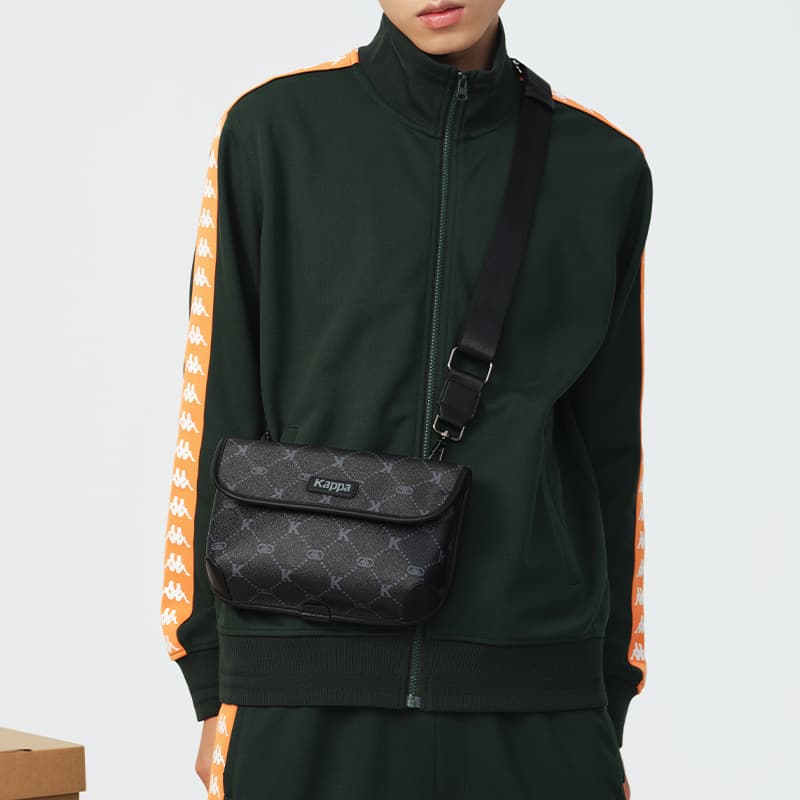 Мини-сумка Kappa Crossbody Bag Black - изображение 5