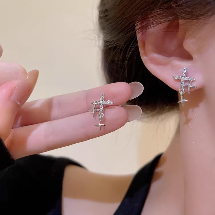 Серьги Серьги Asia Star из сплава женские - изображение 3