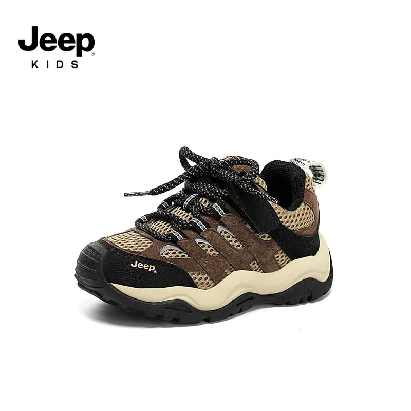 Кроссовки Jeep Детские беговые кроссовки Low Топ Коричневый Kids - изображение 3