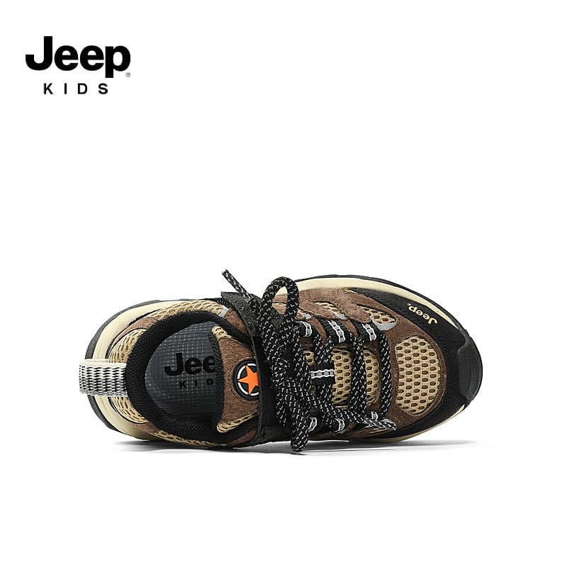 Кроссовки Jeep Детские беговые кроссовки Low Топ Коричневый Kids - изображение 4