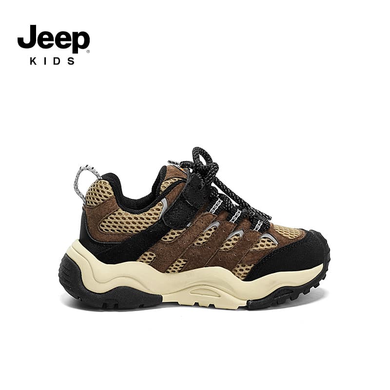Кроссовки Jeep Детские беговые кроссовки Low Топ Коричневый Kids - изображение 2