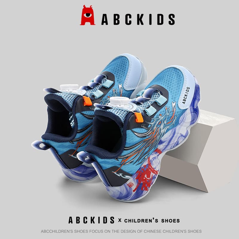 Кроссовки для баскетбола ABC KIDS Нет галстук шнурки удобная поворотная пряжка - изображение 3