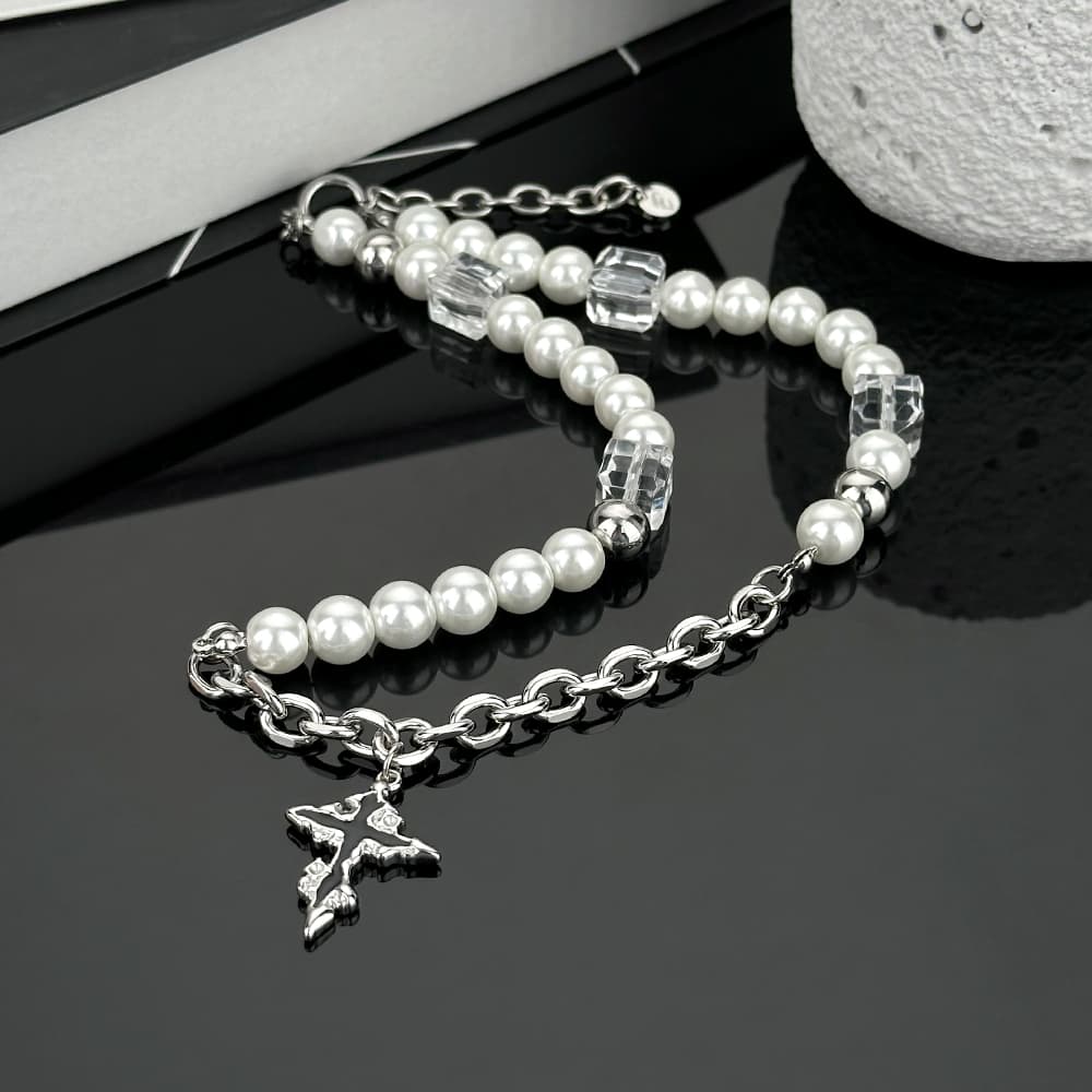 Ожерелье ENFANTIN Стекло Титановая сталь Ожерелье Унисекс - изображение 7
