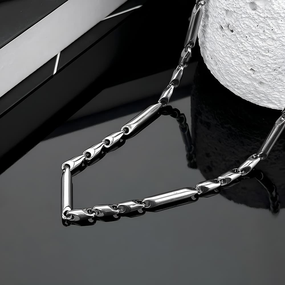 Ожерелье ENFANTIN Титановое стальное ожерелье унисекс - изображение 4