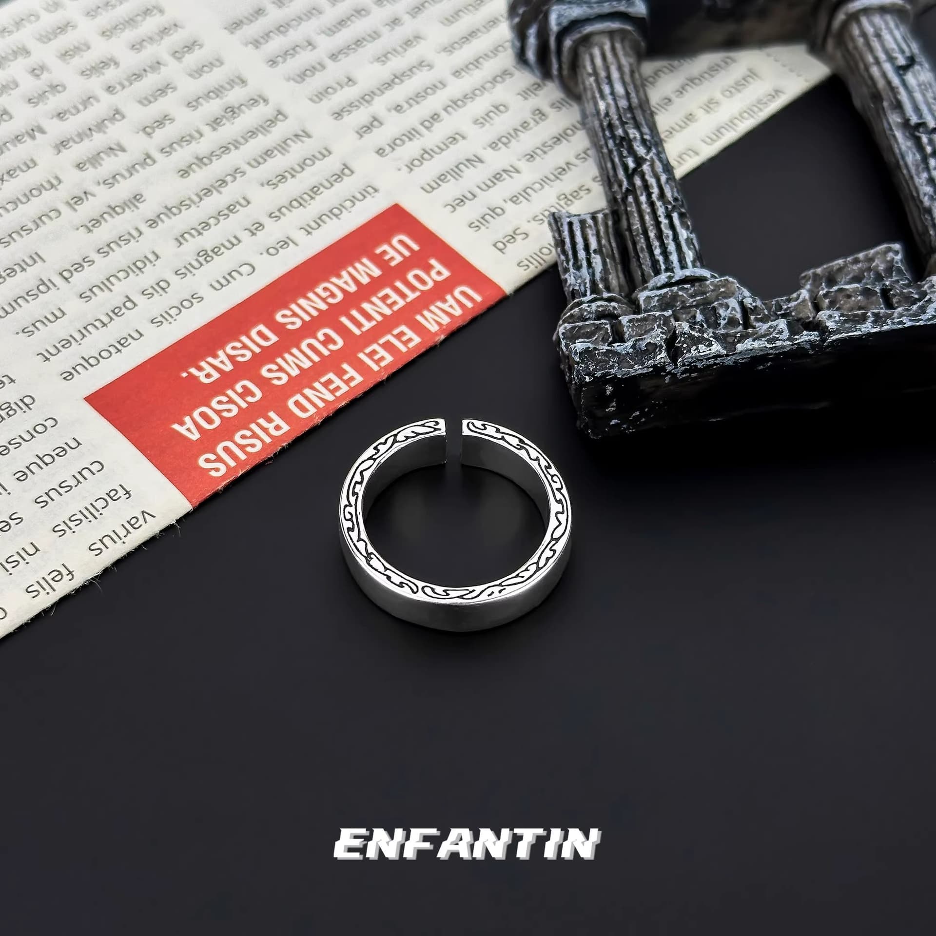 Кольцо ENFANTIN Медные Кольца Унисекс - изображение 4