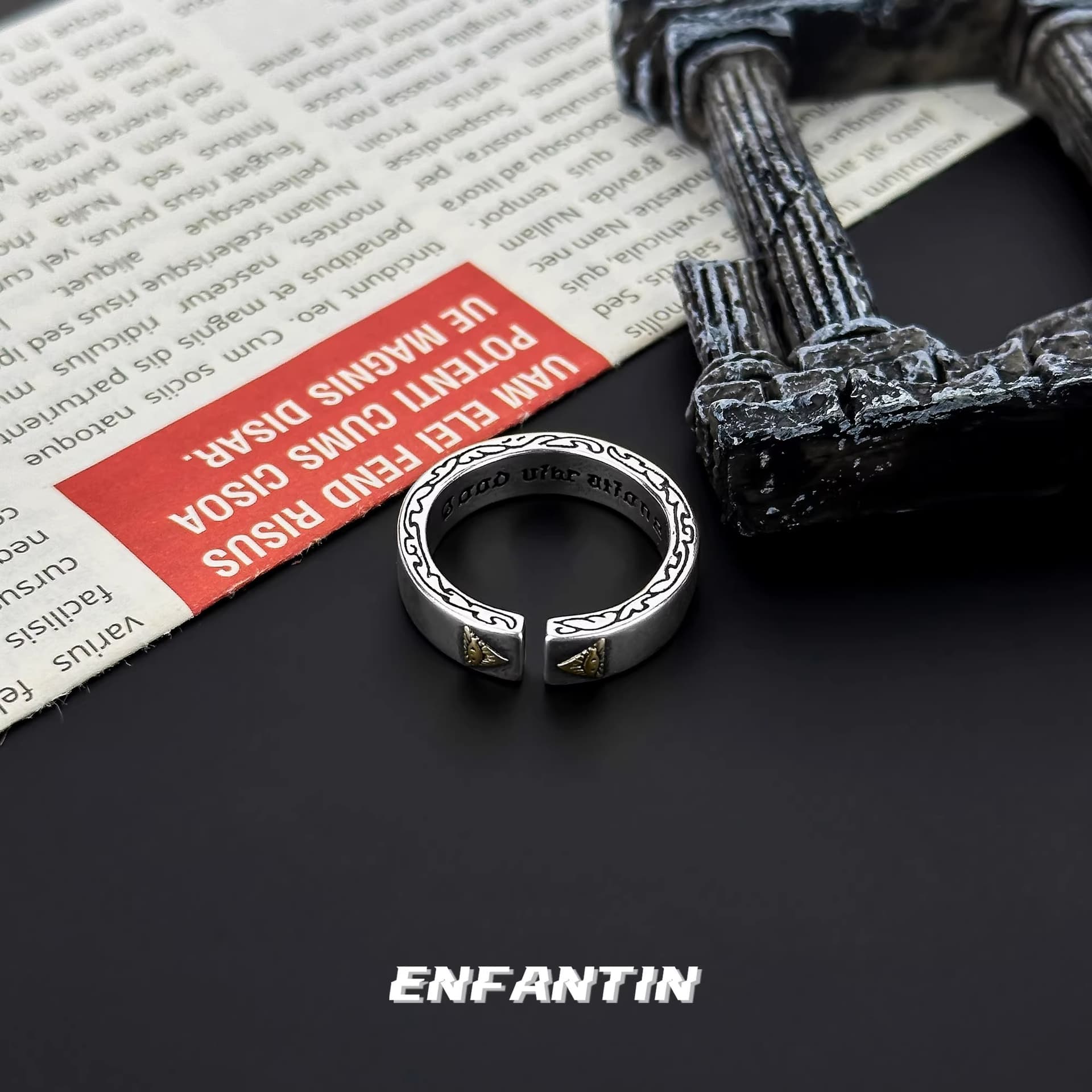 Кольцо ENFANTIN Медные Кольца Унисекс - изображение 2