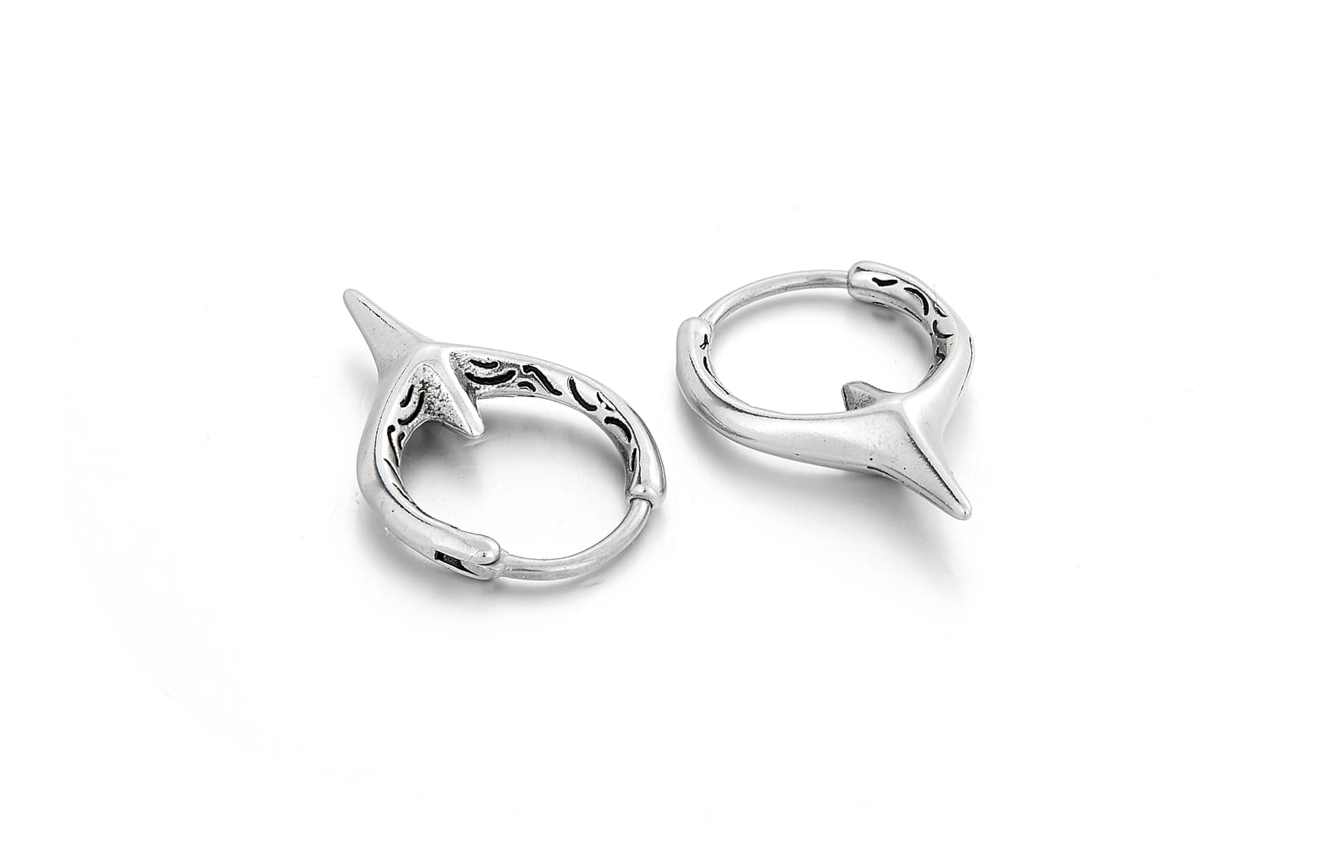 Серьги Серьги ENFANTIN из титанового стального сплава унисекс - изображение 1
