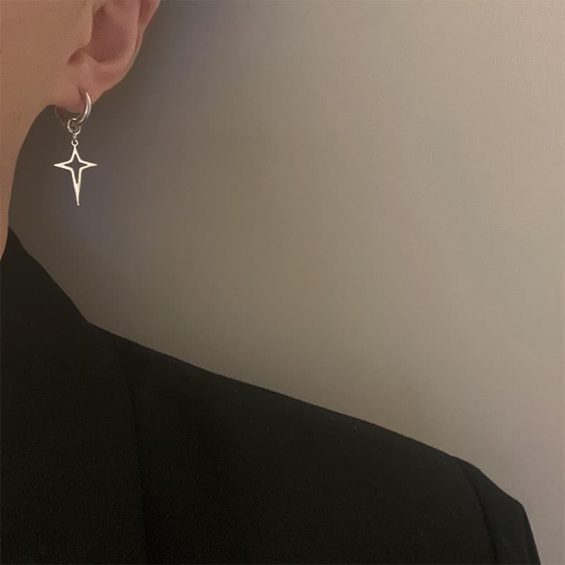 Серьги Серьги ENFANTIN из титанового стального сплава унисекс - изображение 8