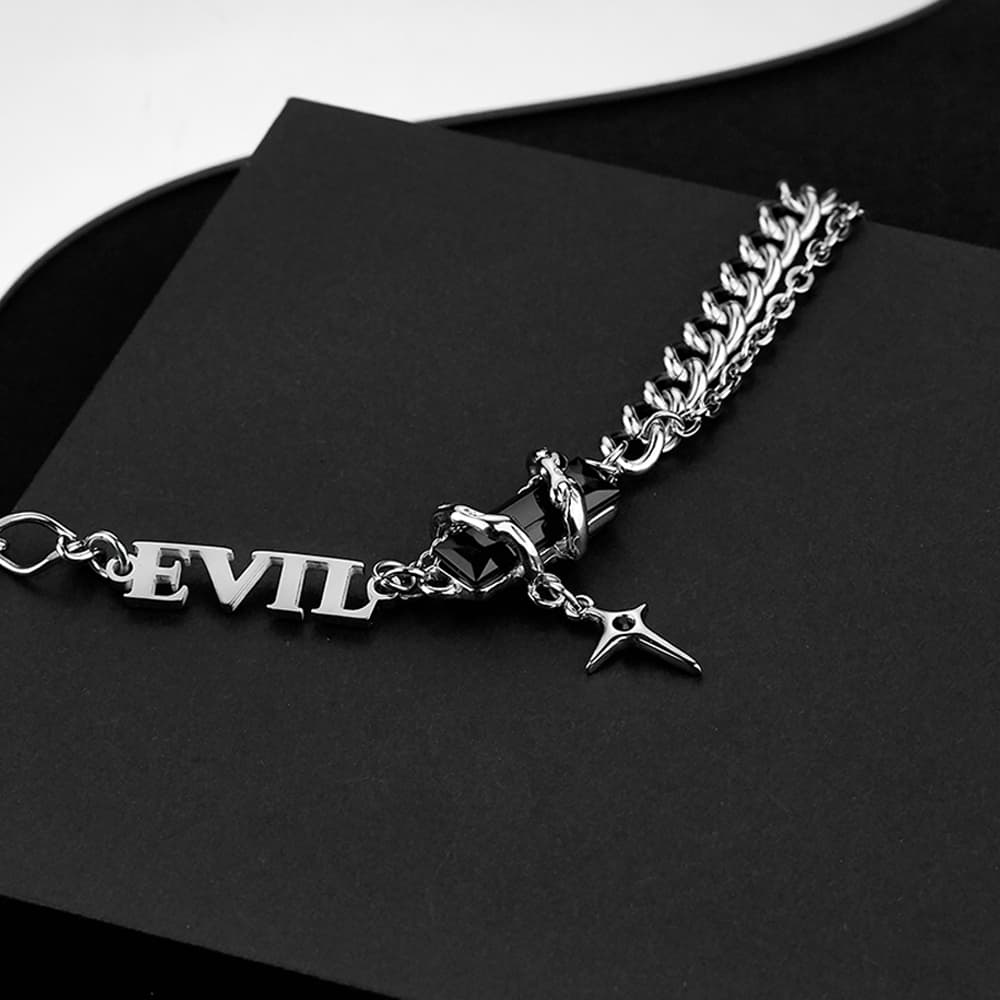 Ожерелье ENFANTIN Титановое стальное ожерелье унисекс - изображение 6