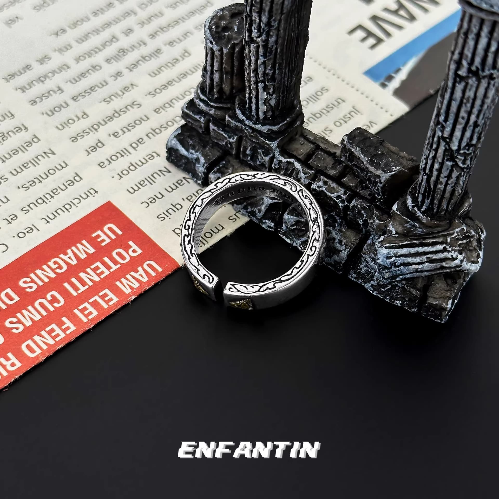 Кольцо ENFANTIN Медные Кольца Унисекс - изображение 5