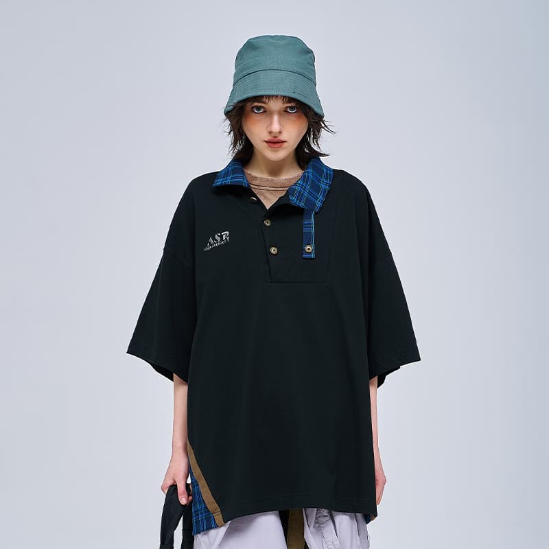 Поло A SQUARE ROOT Polo Shirt Black - изображение 3