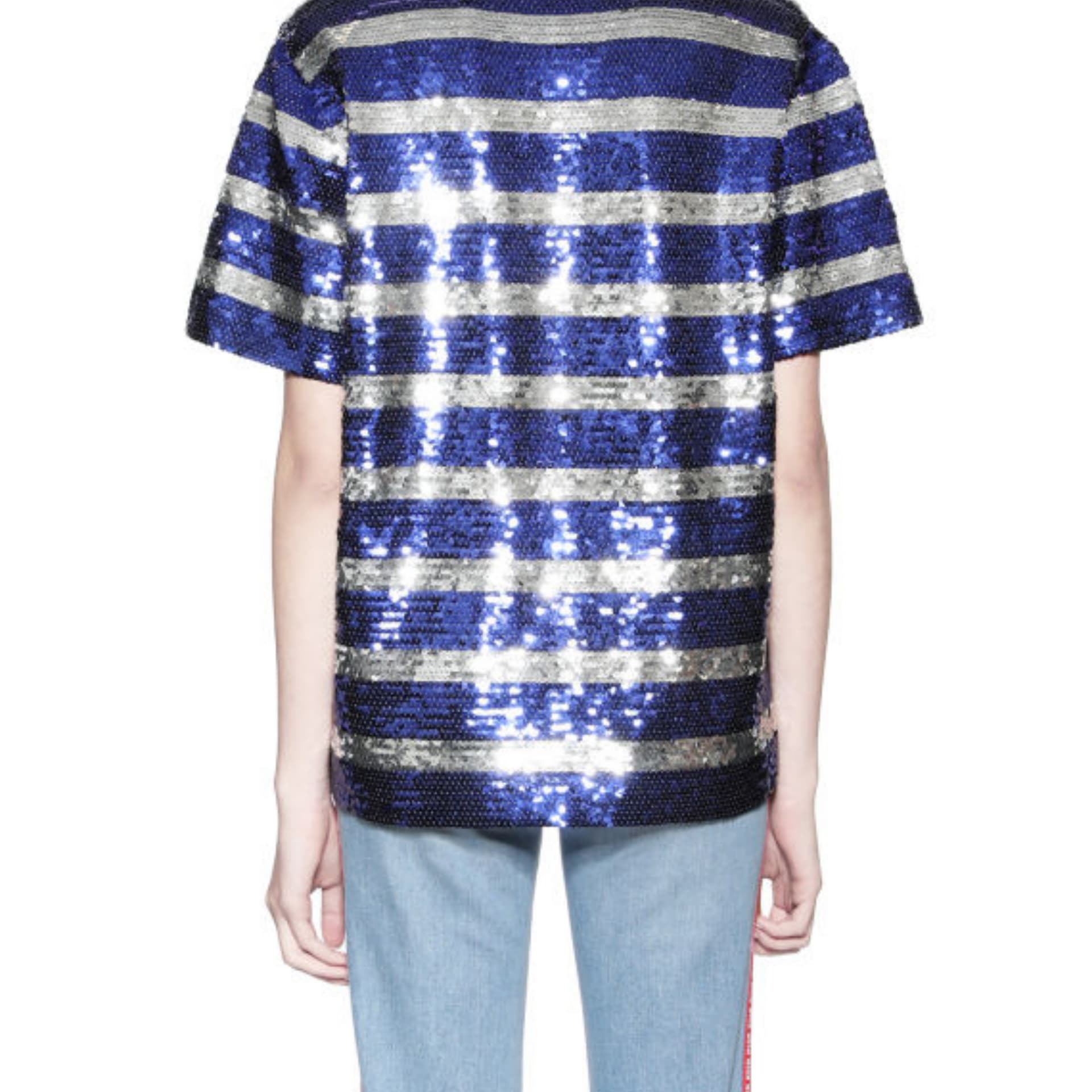 Футболка MSGM Синий Женские T-рубашки - изображение 2