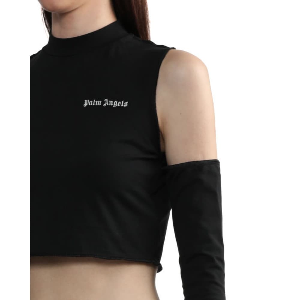 PALM ANGELS Черный Женский Короткий Топ - изображение 5
