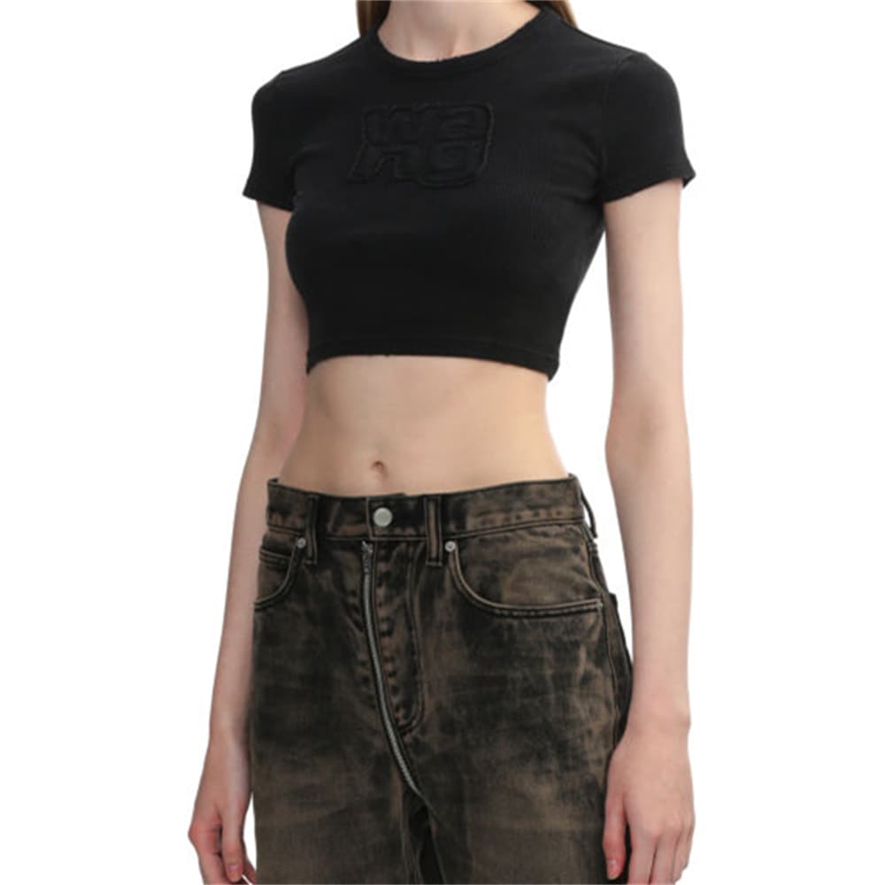Футболка alexander wang logo T - изображение 4