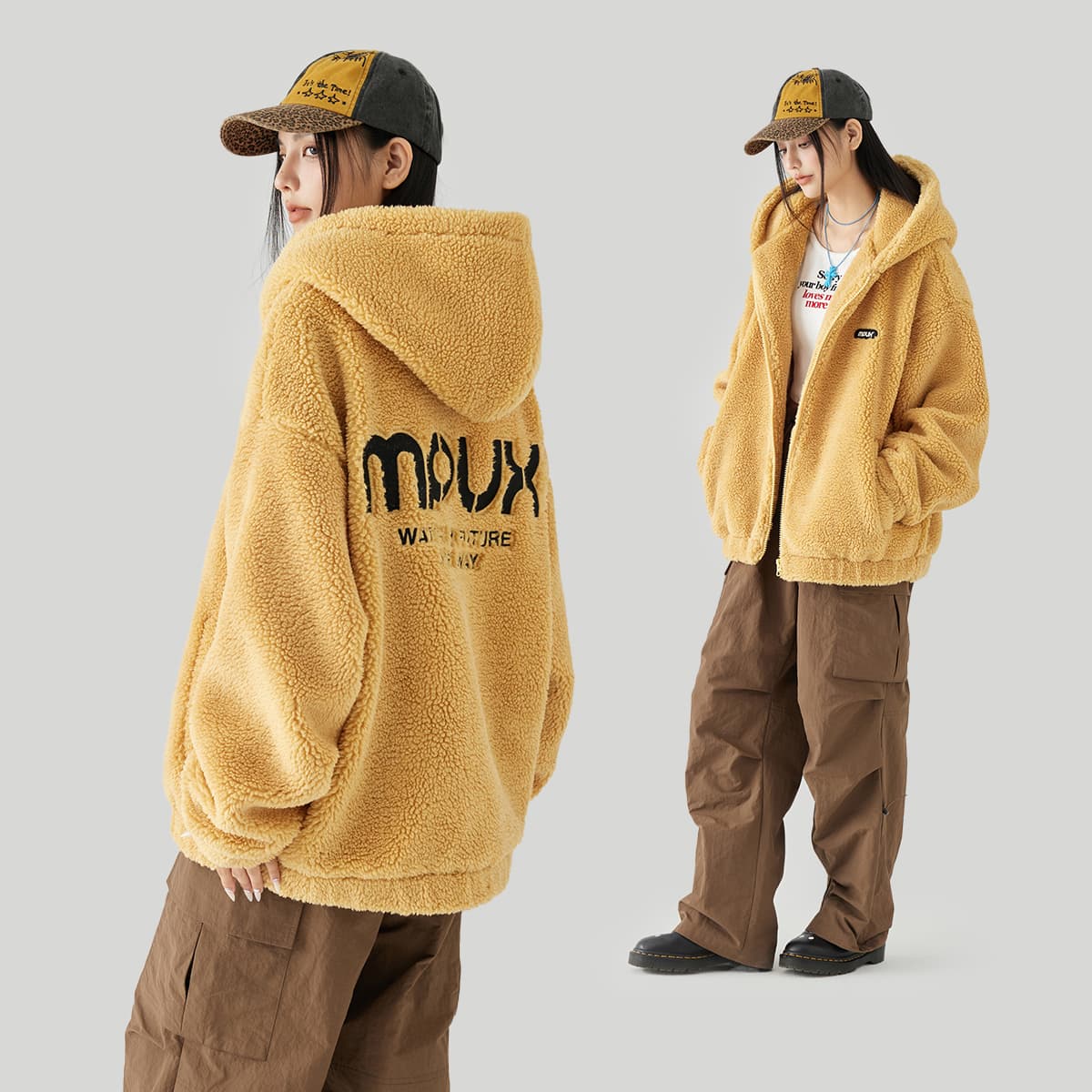 Куртка MPUX Унисекс Бархатные Куртки - изображение 7