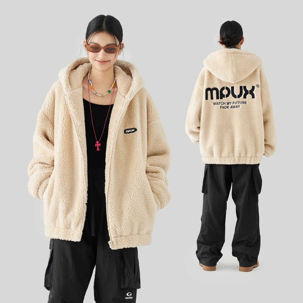 Куртка MPUX Унисекс Бархатные Куртки - изображение 11