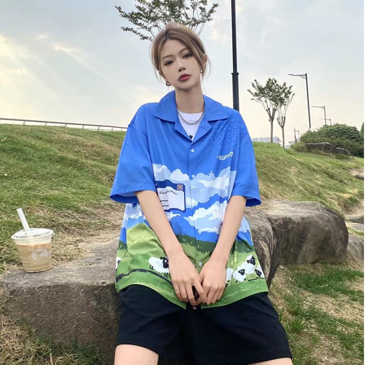 Рубашка HELIPORT Logo Print Short Sleeve Shirt - изображение 7