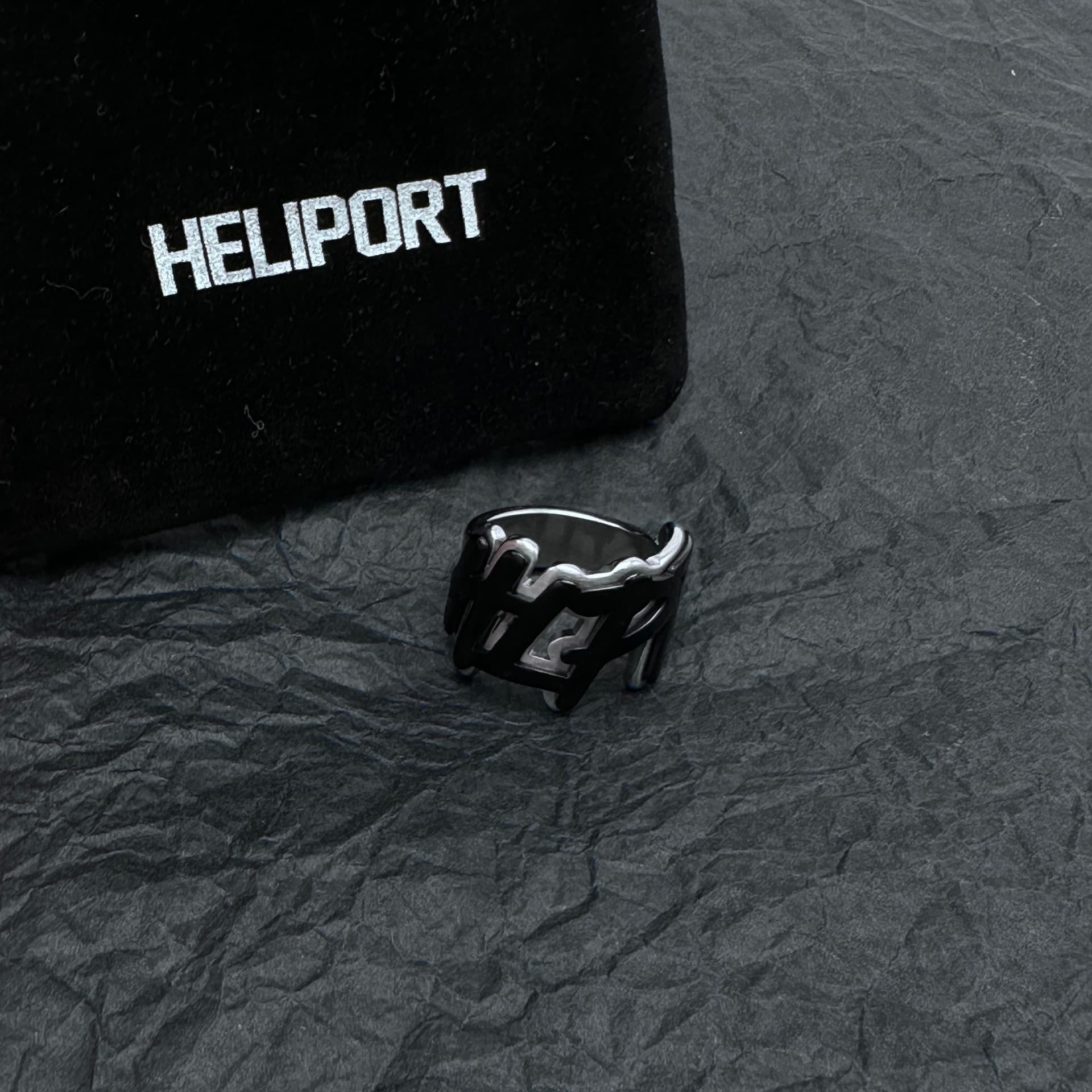 Кольцо HELIPORT Кольца из титана и стали унисекс - изображение 9
