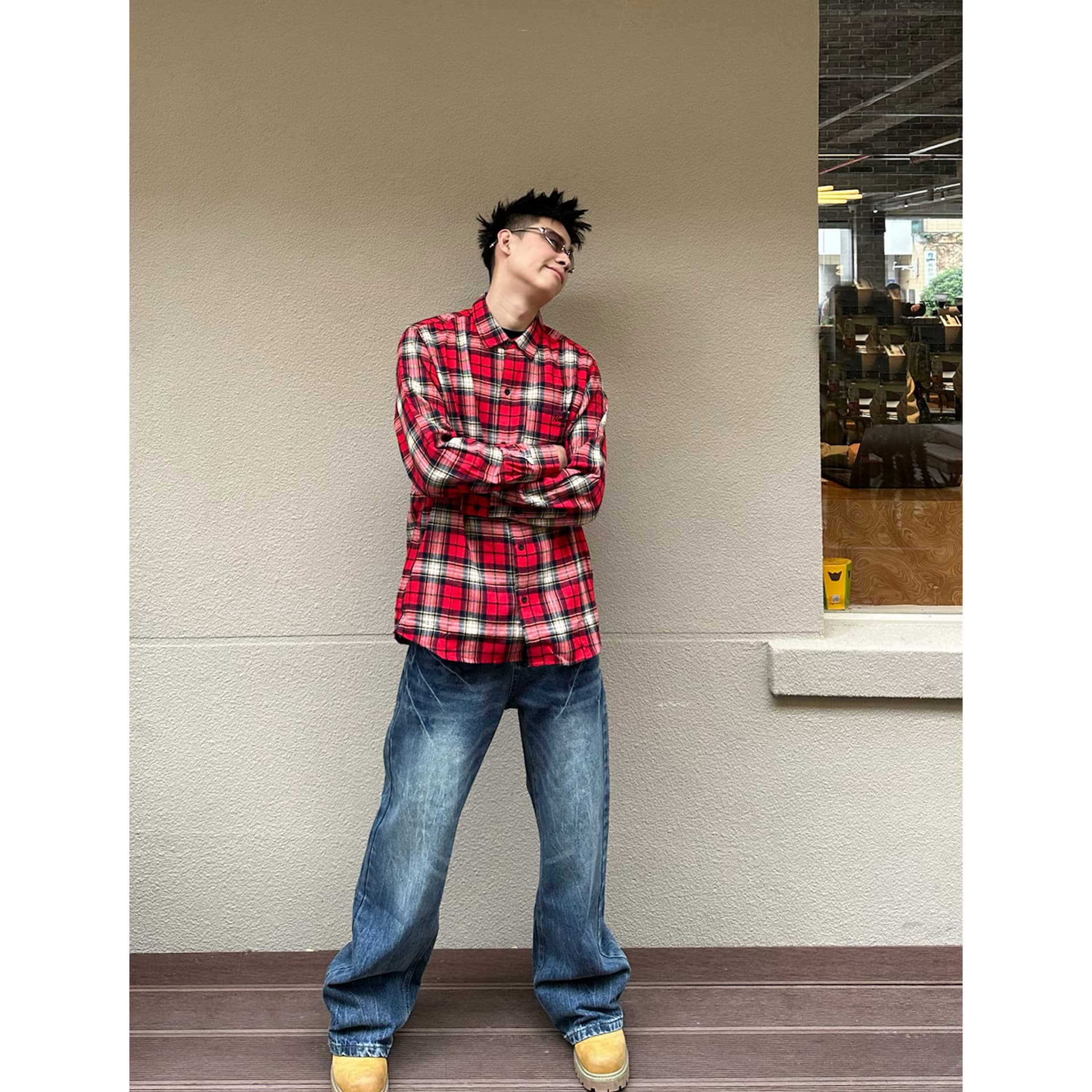 Рубашка HELIPORT Red Unisex Shirts HELIPORT Красный Унисекс Рубашки - изображение 5