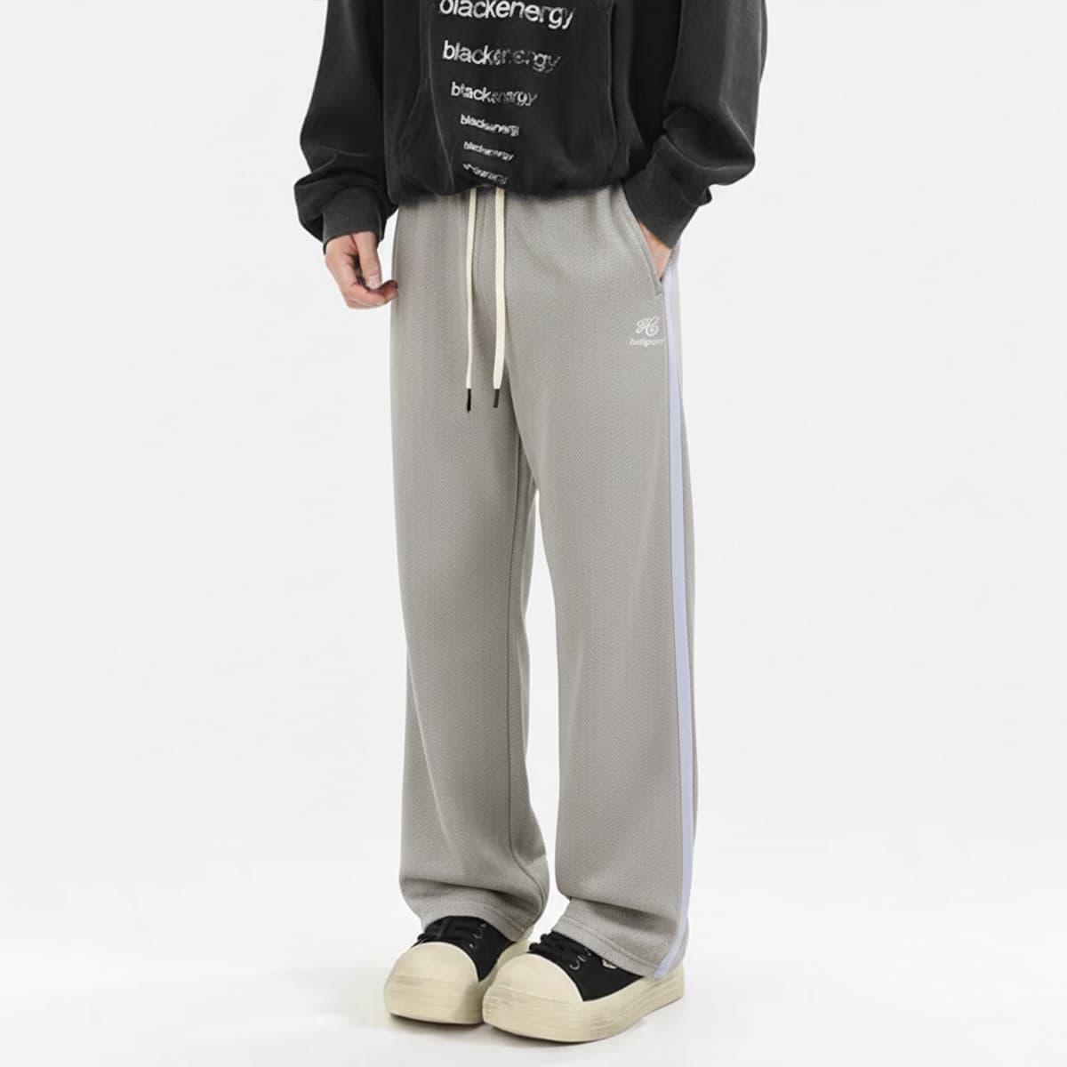 Штаны HELIPORT Light Gray Unisex Casual Pants HELIPORT Светло-серые унисекс повседневные штаны - изображение 4